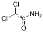 2,2-DICHLOROACETAMIDE, [1-14C] Struktur