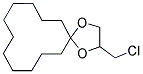 2-(CHLOROMETHYL)-1,4-DIOXASPIRO[4.11]HEXADECANE Struktur