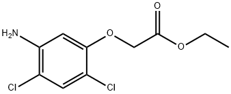 ETHYL 2-(5-AMINO-2,4-DICHLOROPHENOXY)ACETATE Struktur