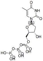 THYMIDINE 5'-TRIPHOSPHATE, [ALPHA-33P]- Struktur