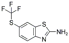 2-AMINO-6-(TRIFLUOROMETHYLTHIO)BENZOTHIAZOLE Struktur