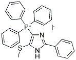 [5-(METHYLTHIO)-2-PHENYL-1H-IMIDAZOL-4-YL](TRIPHENYL)PHOSPHONIUM IODIDE Struktur