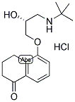 (+)-LEVOBUNOLOL, HYDROCHLORIDE Struktur