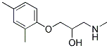 1-(2,4-DIMETHYL-PHENOXY)-3-METHYLAMINO-PROPAN-2-OL Struktur