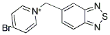 1-(2,1,3-BENZOTHIADIAZOL-5-YLMETHYL)PYRIDINIUM BROMIDE Struktur