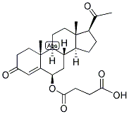 4-PREGNEN-6-BETA-OL-3,20-DIONE HEMISUCCINATE Struktur