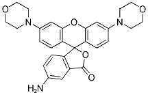 AMINOMORPHOLINORHODAMINE Struktur