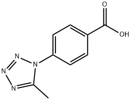 4-(5-METHYL-TETRAZOL-1-YL)-BENZOIC ACID Struktur