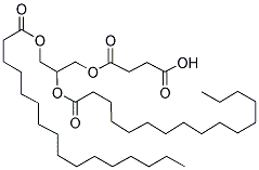 1-PALMITOYL-2-PALMITOYL-SN-GLYCERO-3-SUCCINATE Struktur