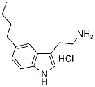 2-(5-BUTYL-1H-INDOL-3-YL)ETHANAMINE HYDROCHLORIDE Struktur