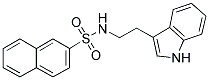 (2-INDOL-3-YLETHYL)(2-NAPHTHYLSULFONYL)AMINE Struktur