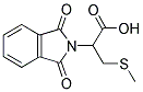 2-(1,3-DIOXO-1,3-DIHYDRO-2H-ISOINDOL-2-YL)-3-(METHYLTHIO)PROPANOIC ACID Struktur