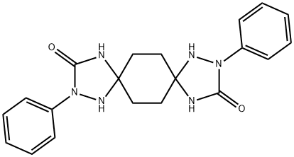 2,10-DIPHENYL-1,2,4,9,10,12-HEXAAZADISPIRO[4.2.4.2]TETRADECANE-3,11-DIONE Struktur