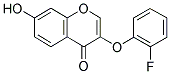 3-(2-FLUORO-PHENOXY)-7-HYDROXY-CHROMEN-4-ONE Struktur