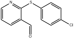 2-[(4-CHLOROPHENYL)SULFANYL]NICOTINALDEHYDE Struktur