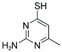 2-AMINO-6-METHYL-PYRIMIDINE-4-THIOL Struktur