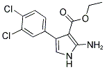 ETHYL 2-AMINO-4-(3,4-DICHLOROPHENYL)-1H-PYRROLE-3-CARBOXYLATE Struktur