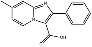 7-METHYL-2-PHENYLIMIDAZO[1,2-A]PYRIDINE-3-CARBOXYLIC ACID Struktur