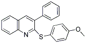 2-[(4-METHOXYPHENYL)SULFANYL]-3-PHENYLQUINOLINE Struktur