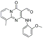 2-(2-METHOXYANILINO)-9-METHYL-4-OXO-4H-PYRIDO[1,2-A]PYRIMIDINE-3-CARBALDEHYDE Struktur