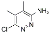 3-AMINO-6-CHLORO-4,5-DIMETHYLPYRIDAZINE Struktur