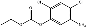 5-AMINO-2,4-DICHLOROPHENYL ETHYL CARBONATE Struktur