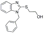 2-[(1-BENZYL-1H-BENZIMIDAZOL-2-YL)THIO]ETHANOL Struktur