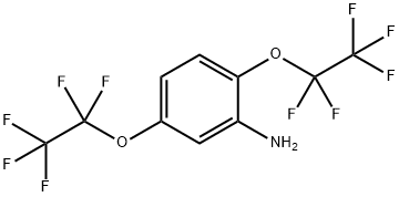 2,5-DI(1,1,2,2,2-PENTAFLUOROETHOXY)ANILINE Struktur