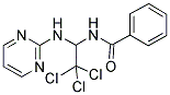 N1-[2,2,2-TRICHLORO-1-(2-PYRIMIDINYLAMINO)ETHYL]BENZAMIDE Struktur