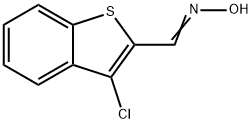 3-CHLORO-1-BENZOTHIOPHENE-2-CARBALDEHYDE OXIME Struktur