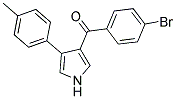 (4-BROMOPHENYL)[4-(4-METHYLPHENYL)-1H-PYRROL-3-YL]METHANONE Struktur