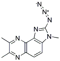 2-AZIDO-3,7,8-TRIMETHYL-3H-IMIDAZO[4,5-F]QUINOXALINE Struktur