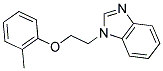 1-[2-(2-METHYLPHENOXY)ETHYL]-1H-BENZIMIDAZOLE Struktur