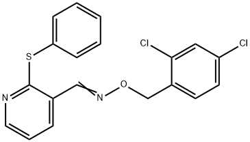 2-(PHENYLSULFANYL)NICOTINALDEHYDE O-(2,4-DICHLOROBENZYL)OXIME Struktur