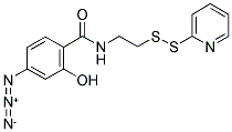 N-((2-PYRIDYLDITHIO)ETHYL)-4-AZIDOSALICYLAMIDE Struktur