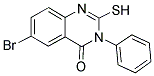 6-BROMO-2-MERCAPTO-3-PHENYLQUINAZOLIN-4(3H)-ONE Struktur