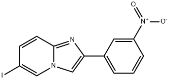 6-IODO-2-(3-NITROPHENYL)IMIDAZO[1,2-A]PYRIDINE Struktur