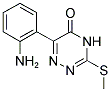 6-(2-AMINO-PHENYL)-3-METHYLSULFANYL-4 H-[1,2,4]TRIAZIN-5-ONE Struktur