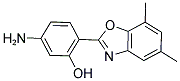 5-AMINO-2-(5,7-DIMETHYL-1,3-BENZOXAZOL-2-YL)PHENOL Struktur