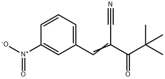 2-(2,2-DIMETHYLPROPANOYL)-3-(3-NITROPHENYL)PROP-2-ENENITRILE Struktur