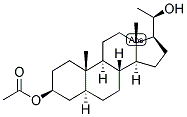 5-ALPHA-PREGNAN-3-BETA, 20-BETA-DIOL 3-ACETATE Struktur