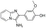 4-(3-AMINOIMIDAZO[1,2-A]PYRIDIN-2-YL)-2-METHOXYPHENOL Struktur