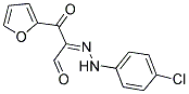 2-[2-(4-CHLOROPHENYL)HYDRAZONO]-3-(2-FURYL)-3-OXOPROPANAL Struktur