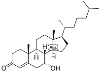 4-CHOLESTEN-7-ALPHA-OL-3-ONE Struktur