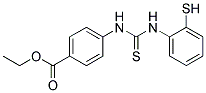 ETHYL 4-([(2-MERCAPTOANILINO)CARBOTHIOYL]AMINO)BENZOATE Struktur