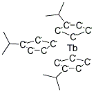 TRIS(I-PROPYLCYCLOPENTADIENYL)TERBIUM Struktur