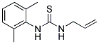 N-ALLYL-N'-(2,6-DIMETHYLPHENYL)THIOUREA Struktur