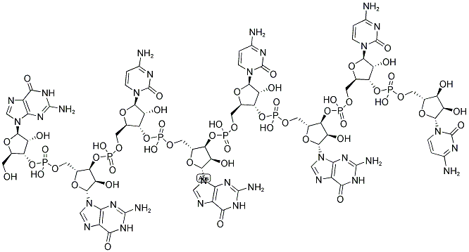 ASC I LINKER, 5'-NON-PHOSPHORYLATED Struktur