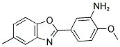 2-METHOXY-5-(5-METHYL-BENZOOXAZOL-2-YL)-PHENYLAMINE Struktur