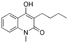 3-BUTYL-4-HYDROXY-1-METHYL-2(1H)-QUINOLINONE Struktur